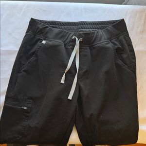 Figs Black Zamora Jogger Scrubs